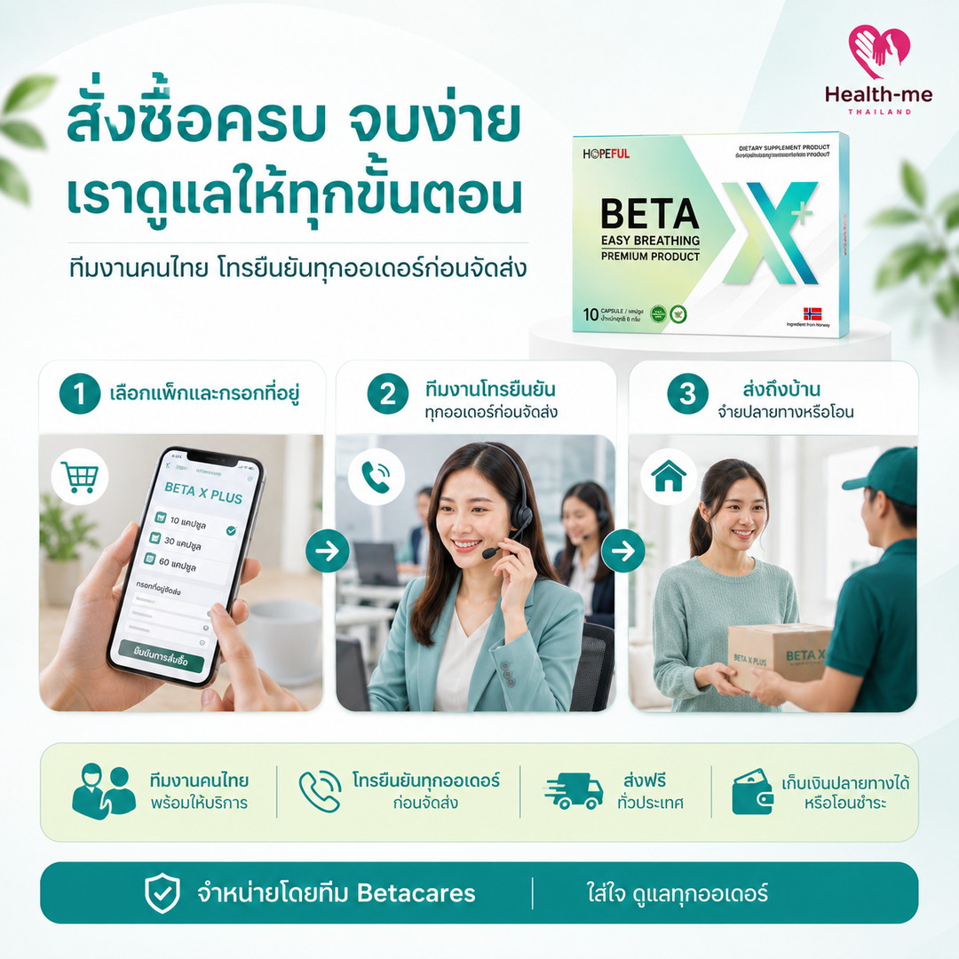 ทีมงาน Betacares ดูแลลูกค้าตลอดการสั่งซื้อ